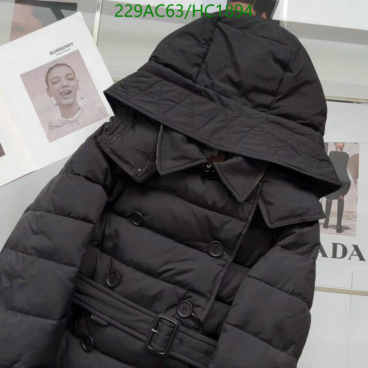 Down jacket Women-Burberry, Code: HC1894,$: 229USD