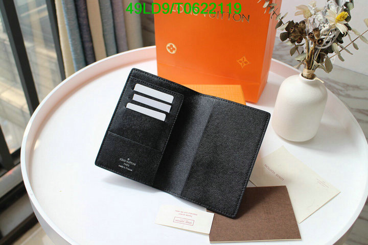 LV Bags-(Mirror)-Wallet-,Code: T0622119,$: 49USD