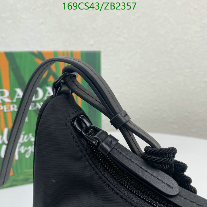 Prada Bag-(Mirror)-Diagonal-,Code: ZB2357,$: 169USD