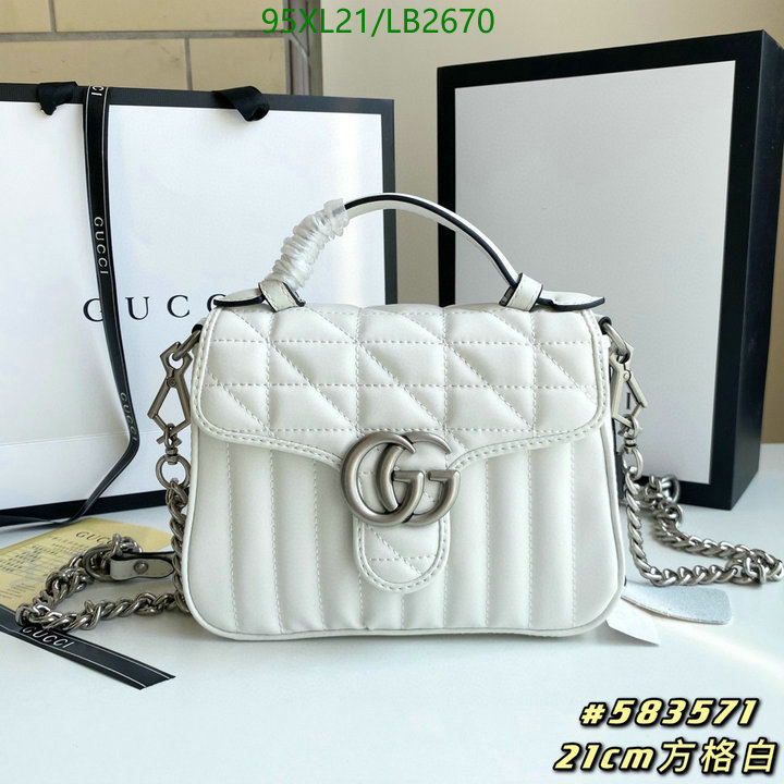 Gucci Bag-(4A)-Marmont,Code: LB2670,$: 95USD