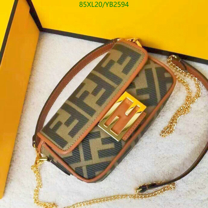 Fendi Bag-(4A)-Baguette-,Code: YB2594,$: 85USD