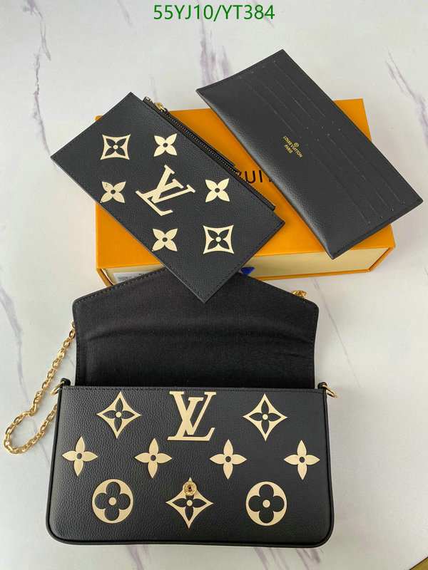 LV Bags-(4A)-Wallet-,Code: YT384,$: 55USD