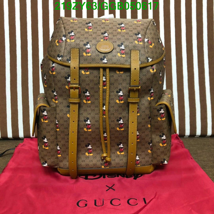 Gucci Bag-(Mirror)-Backpack-,Code: GGB050617,$: 219USD