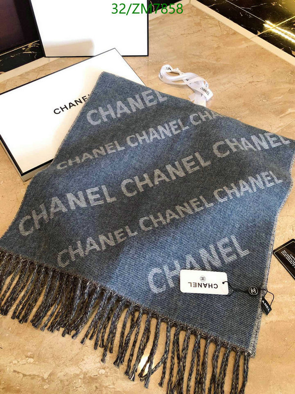 Scarf-Chanel, Code: ZM7858,$: 32USD