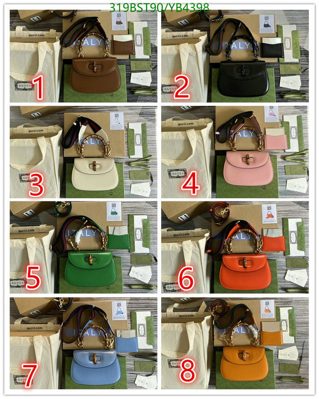 Gucci Bag-(Mirror)-Diana-Bamboo-,Code: YB4398,$: 319USD