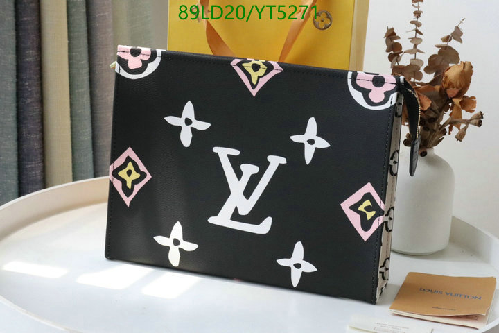 LV Bags-(Mirror)-Wallet-,Code: YT5271,$: 89USD