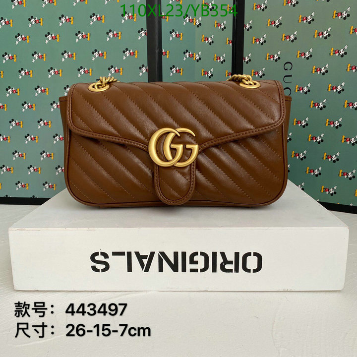 Gucci Bag-(4A)-Marmont,Code: YB354,$: 110USD