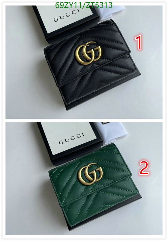 Gucci Bag-(4A)-Wallet-,Code: ZT5313,$: 69USD