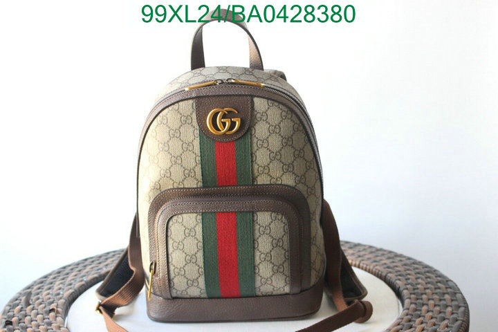 Gucci Bag-(4A)-Backpack-,Code:BA0428380,$: 99USD