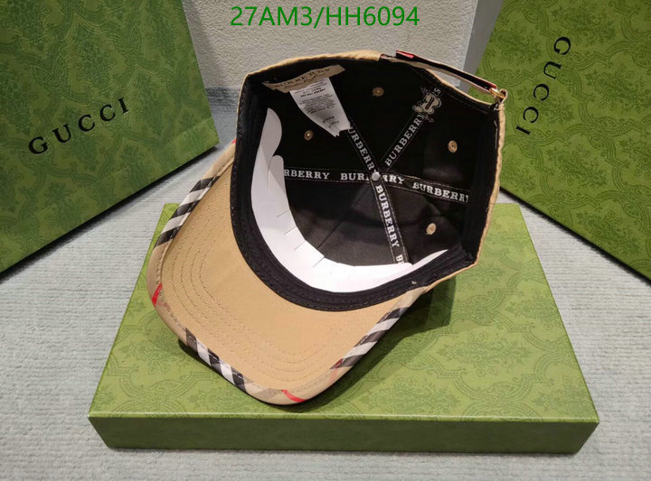 Cap -(Hat)-Burberry, Code: HH6094,$: 27USD