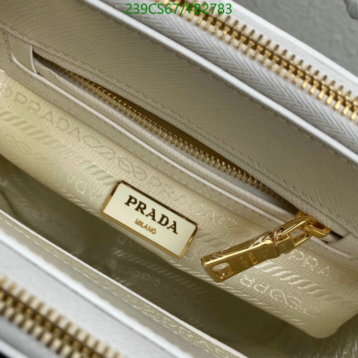 Prada Bag-(Mirror)-Handbag-,Code: YB2783,$: 239USD