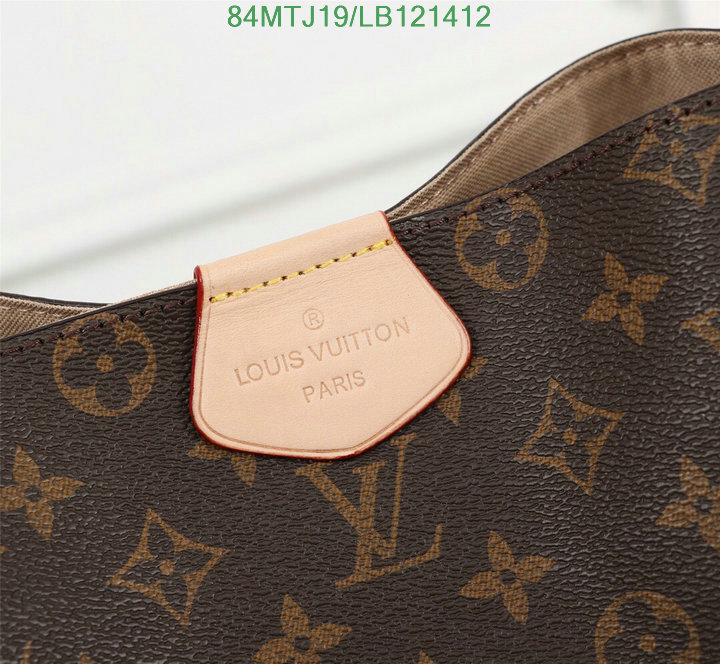 LV Bags-(4A)-Handbag Collection-,Code: LB121412,$: 84USD