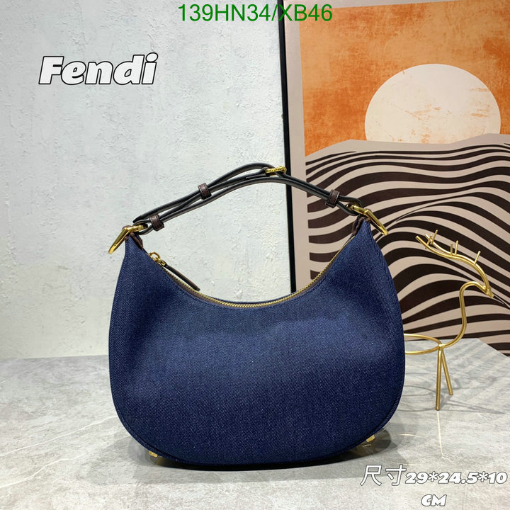 Fendi Bag-(4A)-Graphy-Cookie-,Code: XB46,$: 139USD