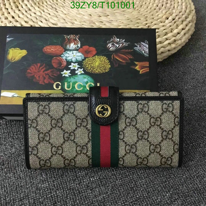 Gucci Bag-(4A)-Wallet-,Code: T101001,$:39USD