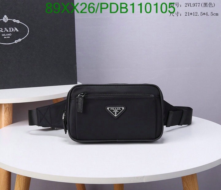 Prada Bag-(Mirror)-Diagonal-,Code: PDB110105,$:89USD