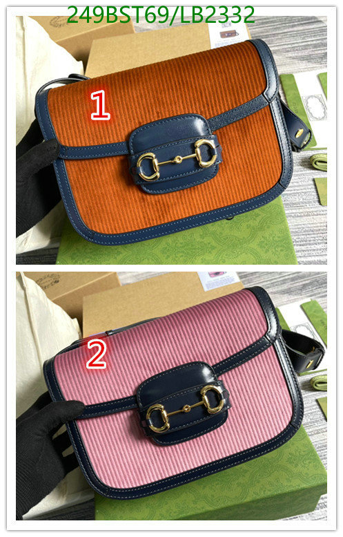 Gucci Bag-(Mirror)-Horsebit-,Code: LB2332,$: 249USD