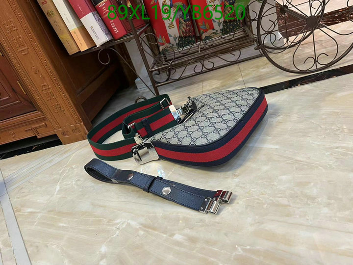 Gucci Bag-(4A)-Diagonal-,Code: YB6520,$: 89USD