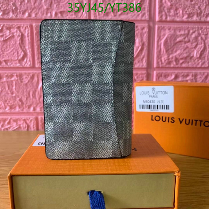 LV Bags-(4A)-Wallet-,Code: YT386,$: 35USD