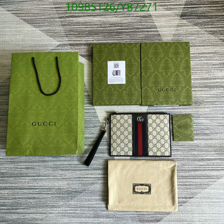 Gucci Bag-(Mirror)-Clutch-,Code: YB7271,$: 109USD