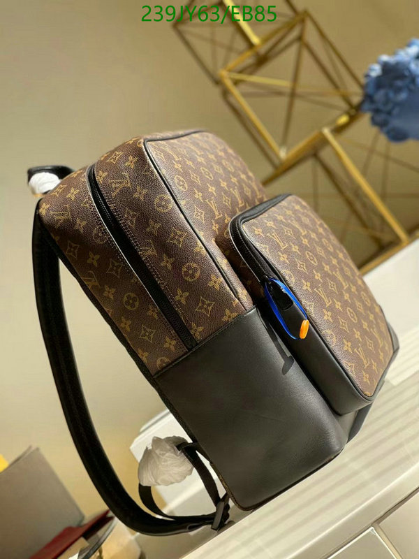 LV Bags-(Mirror)-Backpack-,Code: EB85,$: 239USD