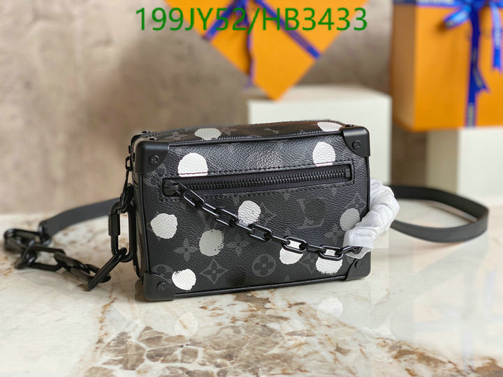 LV Bags-(Mirror)-Petite Malle-,Code: HB3433,$: 199USD