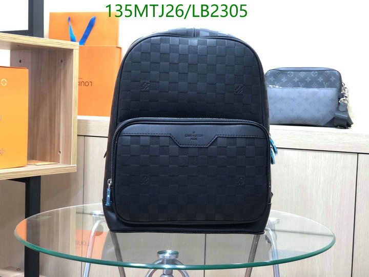 LV Bags-(4A)-Backpack-,Code: LB2305,$: 135USD