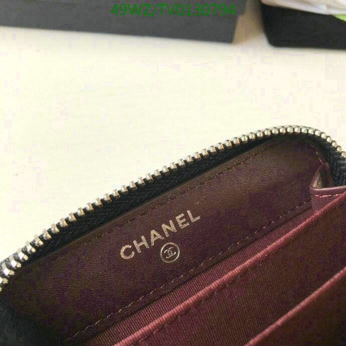 Chanel Bags ( 4A )-Wallet-,Code: TV0130794,$: 49USD