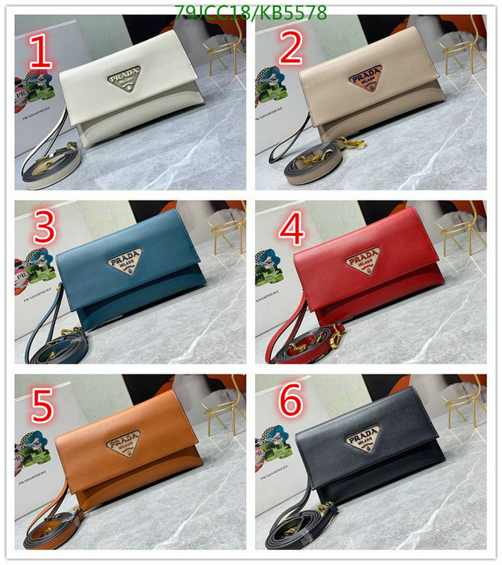 Prada Bag-(4A)-Diagonal-,Code: KB5578,$: 79USD