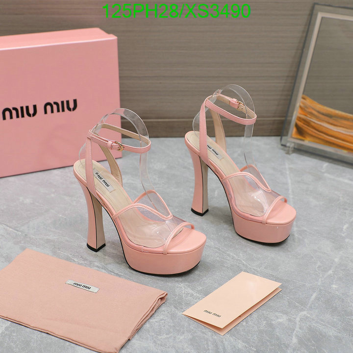 Women Shoes-Miu Miu, Code: XS3490,$: 125USD