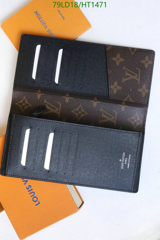 LV Bags-(Mirror)-Wallet-,Code: HT1471,$: 79USD