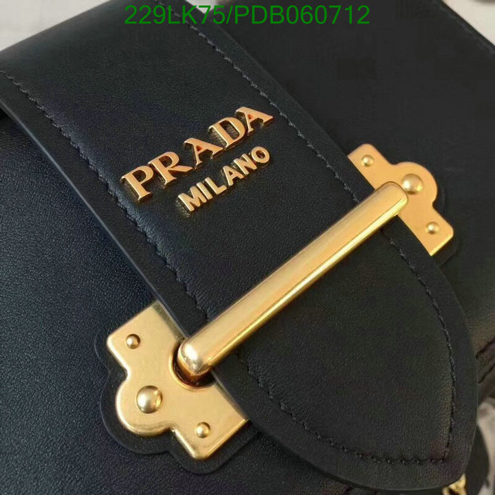 Prada Bag-(Mirror)-Diagonal-,Code: PDB060712,$: 229USD