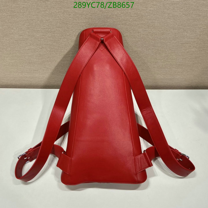 Prada Bag-(Mirror)-Backpack-,Code: ZB8657,$: 289USD
