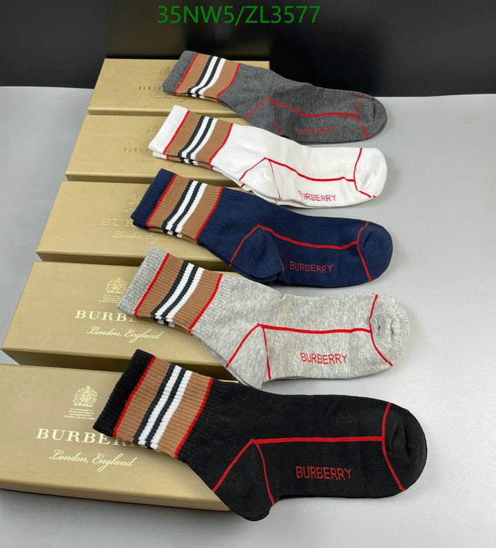 Sock-Burberry, Code: ZL3577,$: 35USD