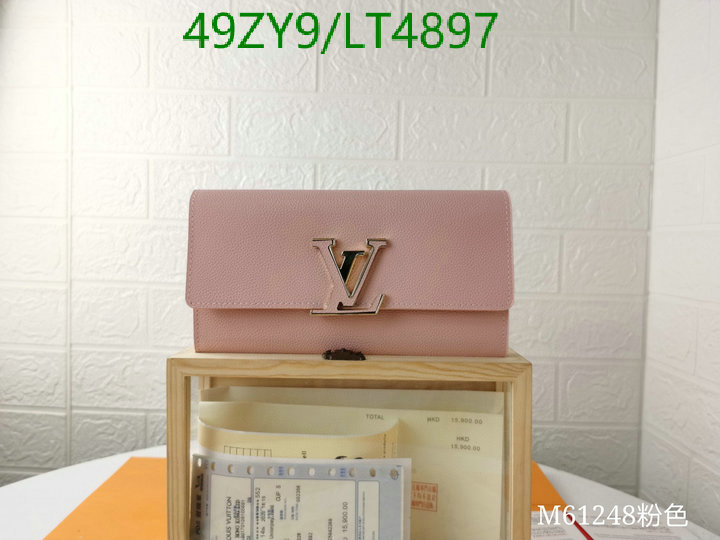 LV Bags-(4A)-Wallet-,Code: LT4897,$: 49USD