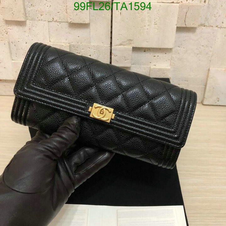 Chanel Bags -(Mirror)-Wallet-,Code: TA1594,$: 99USD