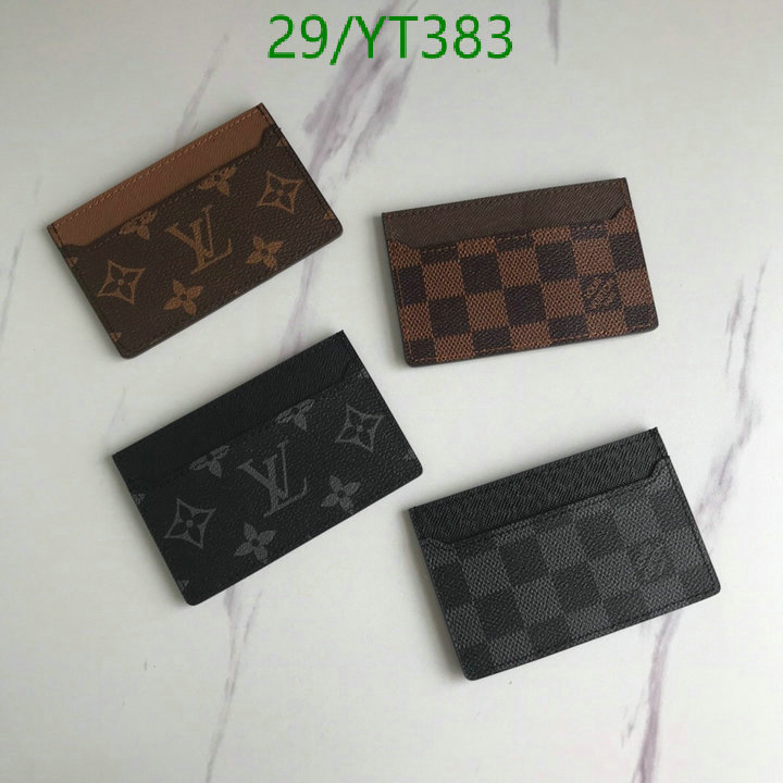 LV Bags-(4A)-Wallet-,Code: YT383,$: 29USD