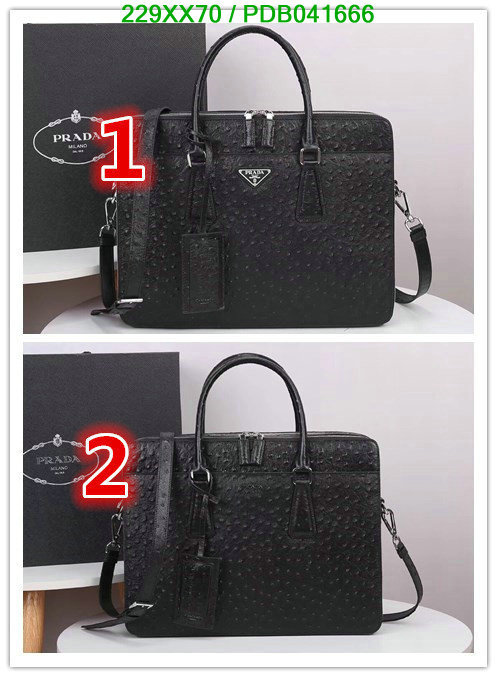 Prada Bag-(Mirror)-Handbag-,Code: PDB041666,$: 229USD