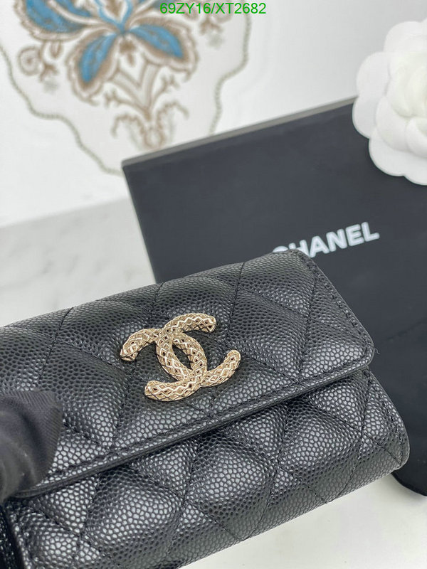 Chanel Bags ( 4A )-Wallet-,Code: XT2682,$: 69USD