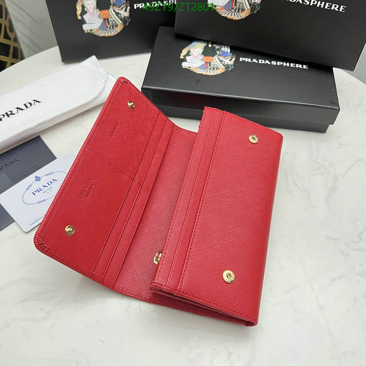 Prada Bag-(4A)-Wallet-,Code: ZT2801,$: 49USD
