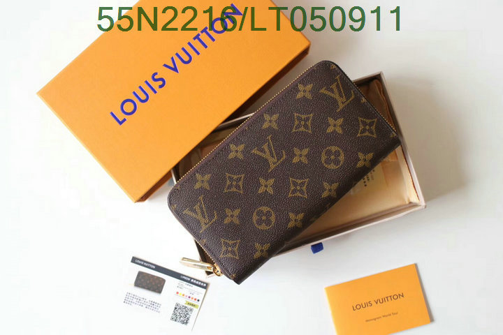 LV Bags-(Mirror)-Wallet-,Code:LT050911,$: 55USD