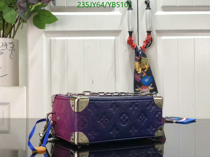 LV Bags-(Mirror)-Petite Malle-,Code: YB5103,$: 235USD