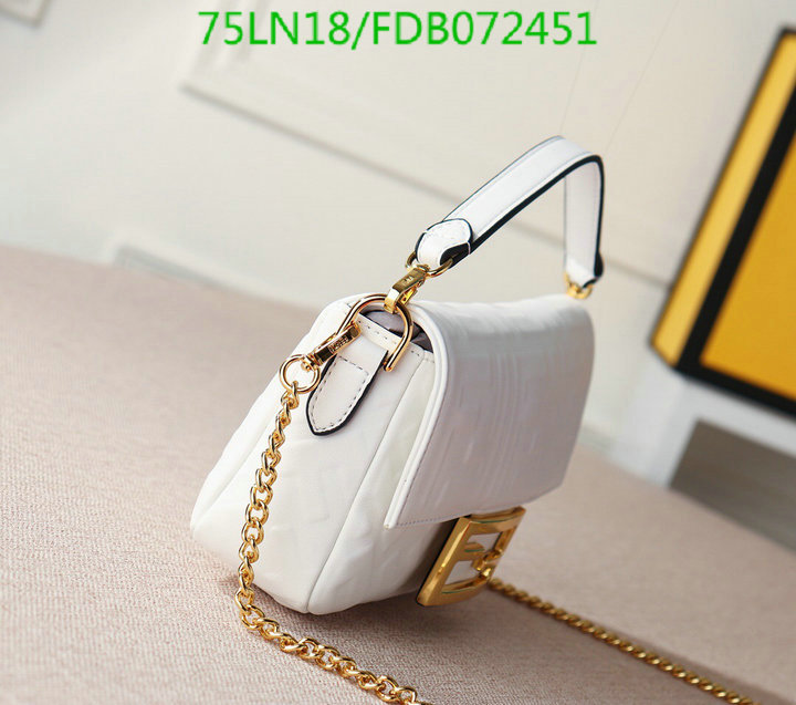 Fendi Bag-(4A)-Baguette-,Code: FDB072451,$: 75USD