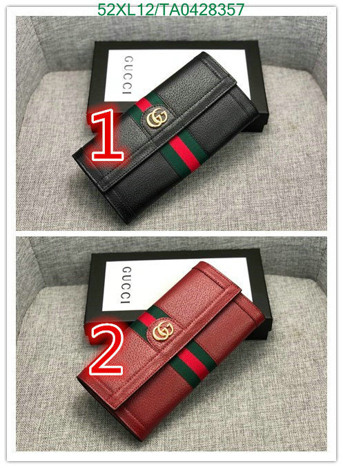 Gucci Bag-(4A)-Wallet-,Code:TA0428357,$: 52USD