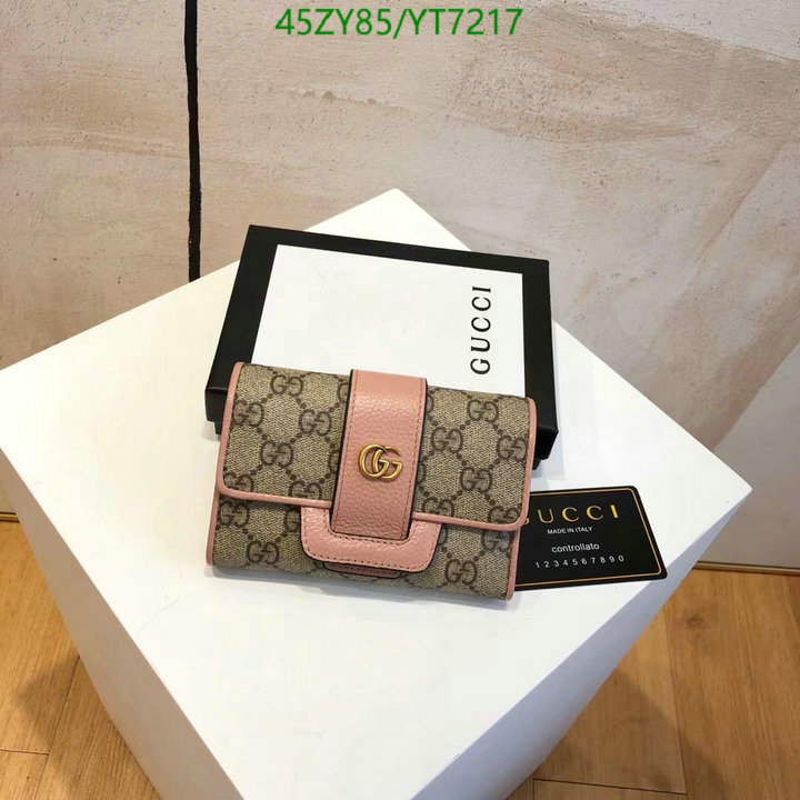 Gucci Bag-(4A)-Wallet-,Code: YT7217,$: 45USD