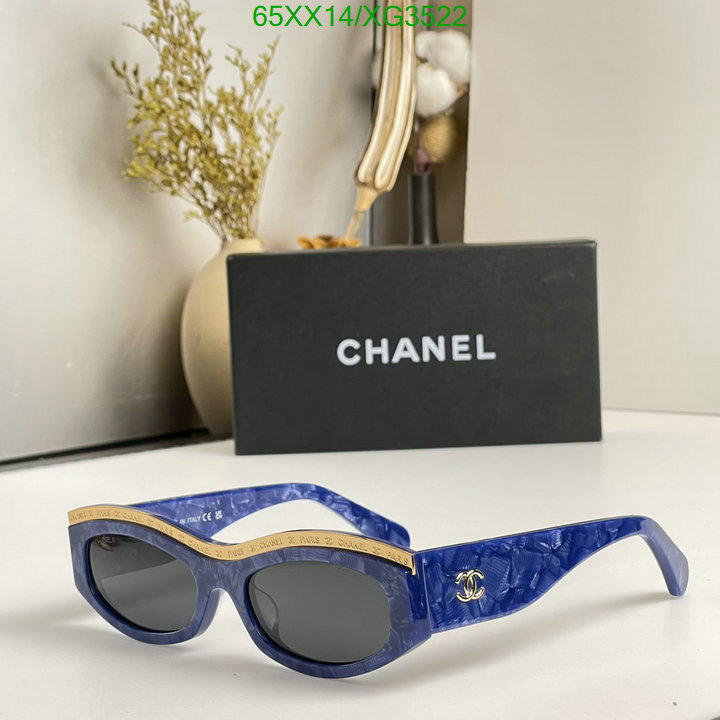 Glasses-Chanel, Code: XG3522,$: 65USD