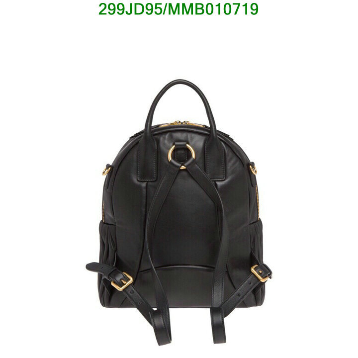 Miu Miu Bag-(Mirror)-Backpack-,Code: MMB010719,$: 299USD