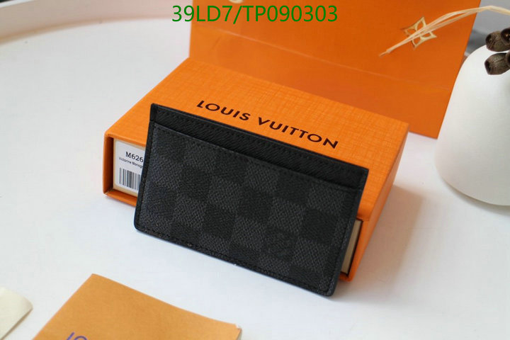 LV Bags-(Mirror)-Wallet-,Code: TP090303,$: 39USD