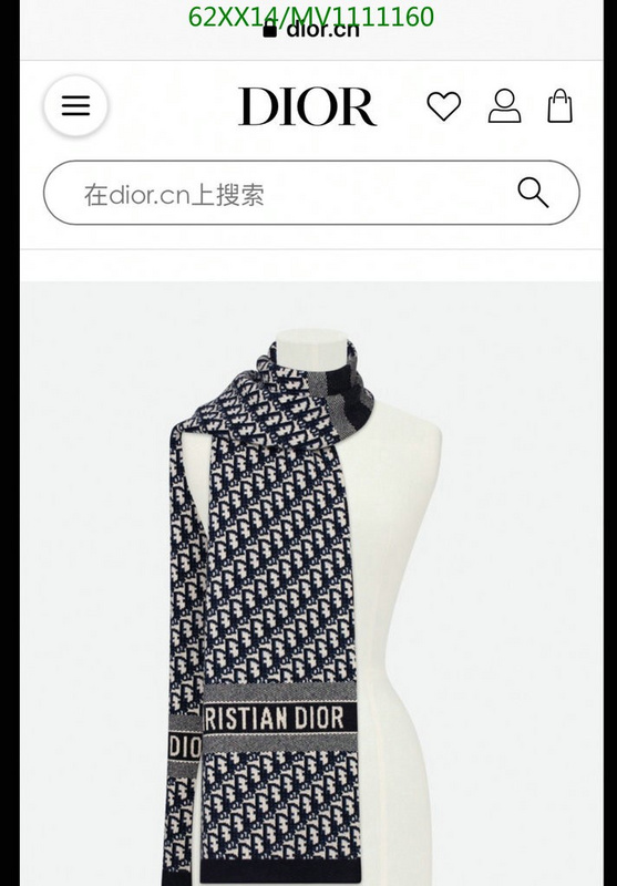 Scarf-Dior,Code: MV1111160,$: 62USD