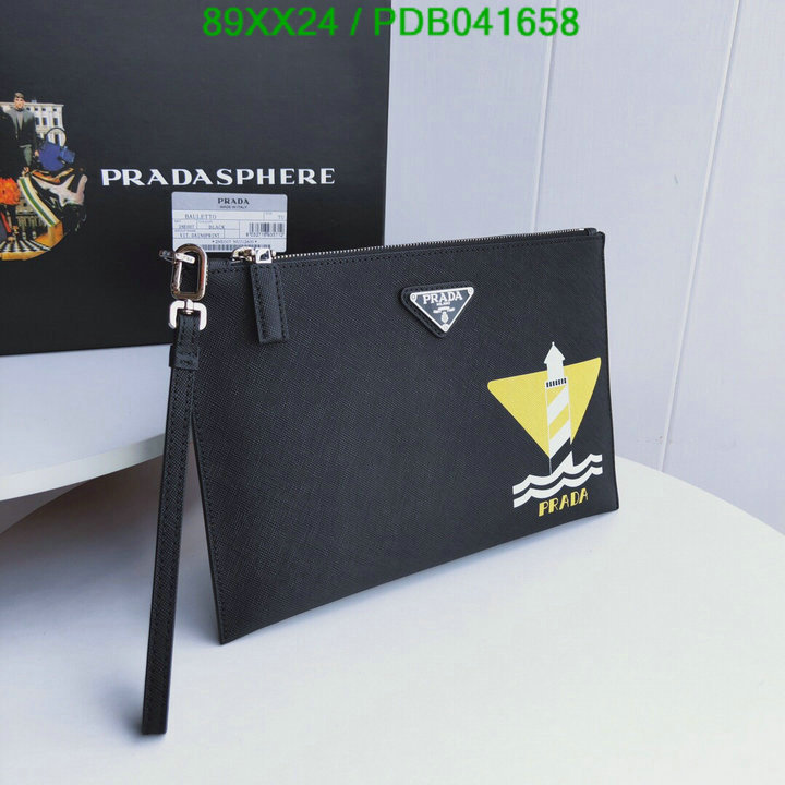 Prada Bag-(Mirror)-Clutch-,Code: PDB041658,$: 89USD