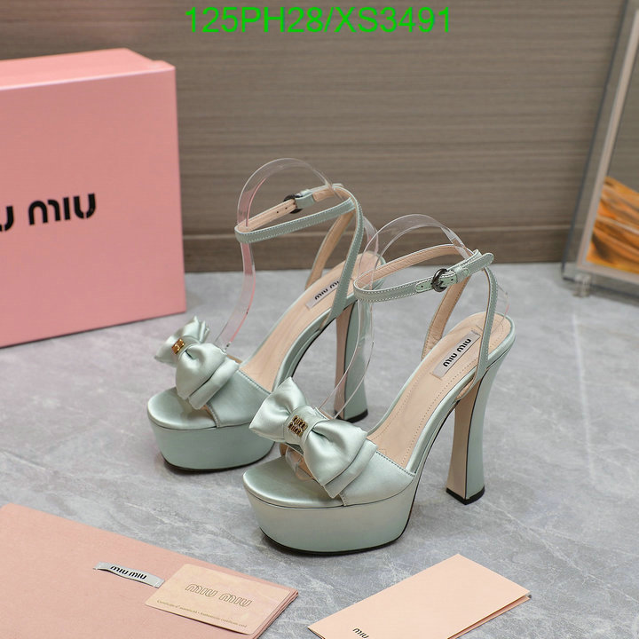 Women Shoes-Miu Miu, Code: XS3491,$: 125USD